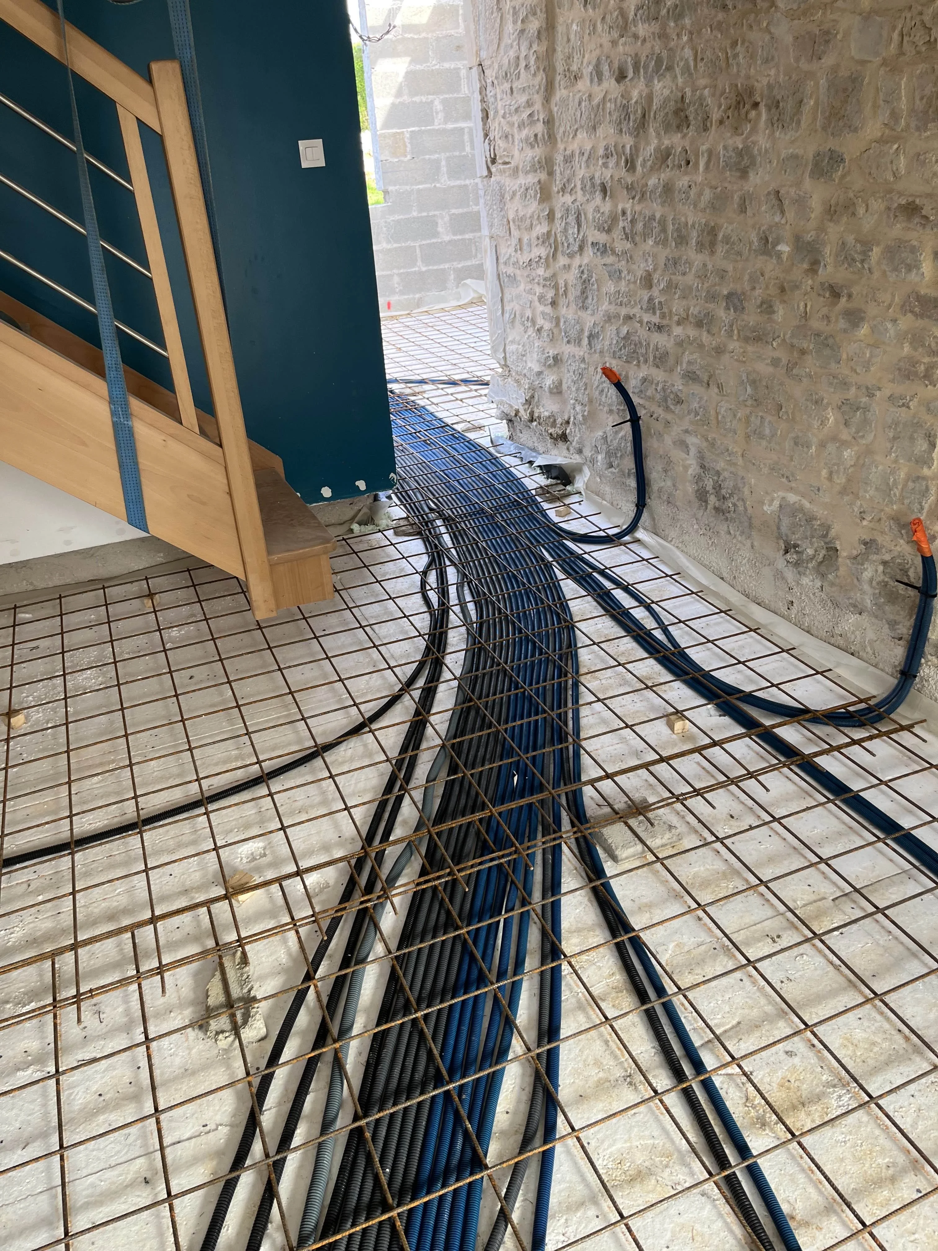 photo de cable au sol